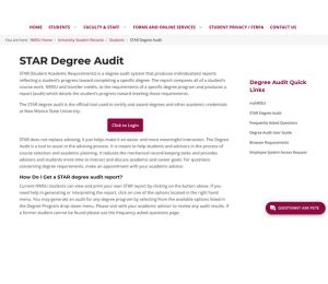 Run a Degree Audit